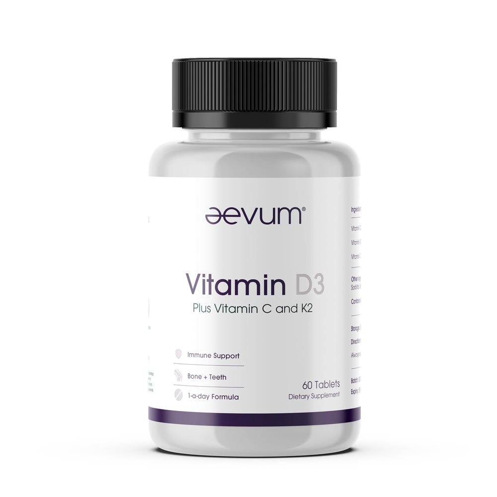 Vitamin D3 + K2 + C