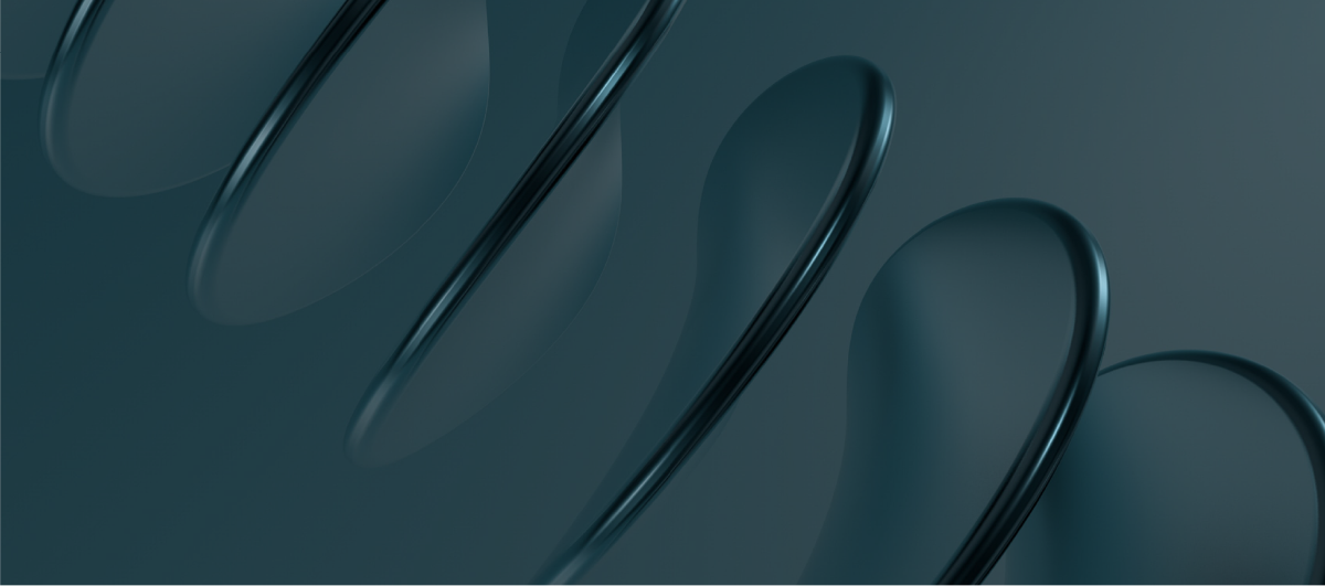 Metallic spring on a dark gray background with 'ae' logo.